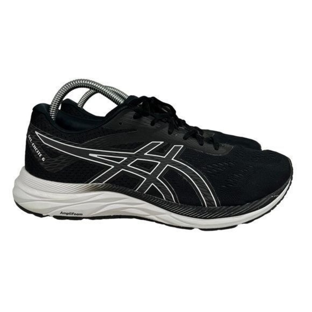 ASICS Gel-Excite 6 4E Extra Wide Running Walking Shoes Black Athletic Mens 9